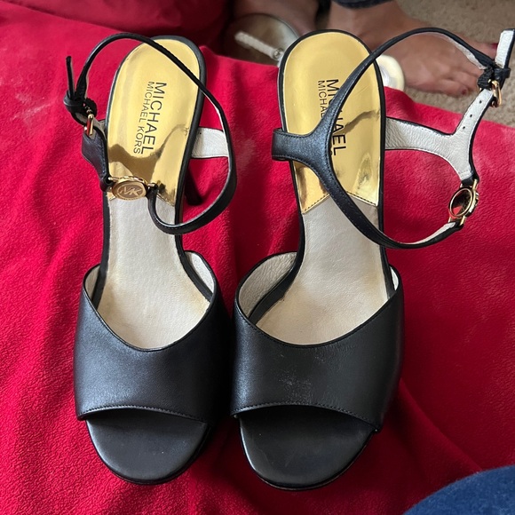 Michael Kors Black High Heels Size 8 - Picture 2 of 4